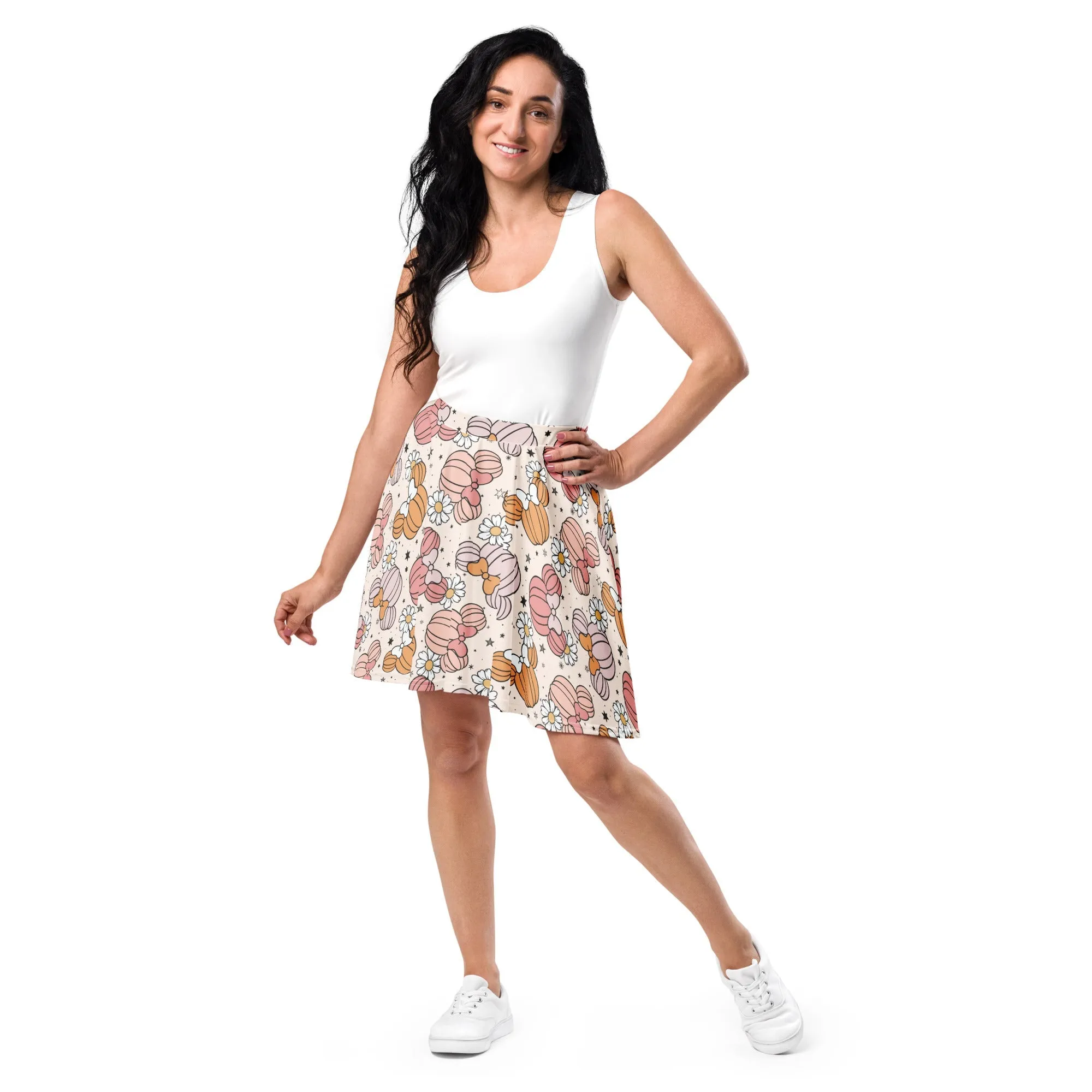 Inspired Pumpkin Skater Skirt