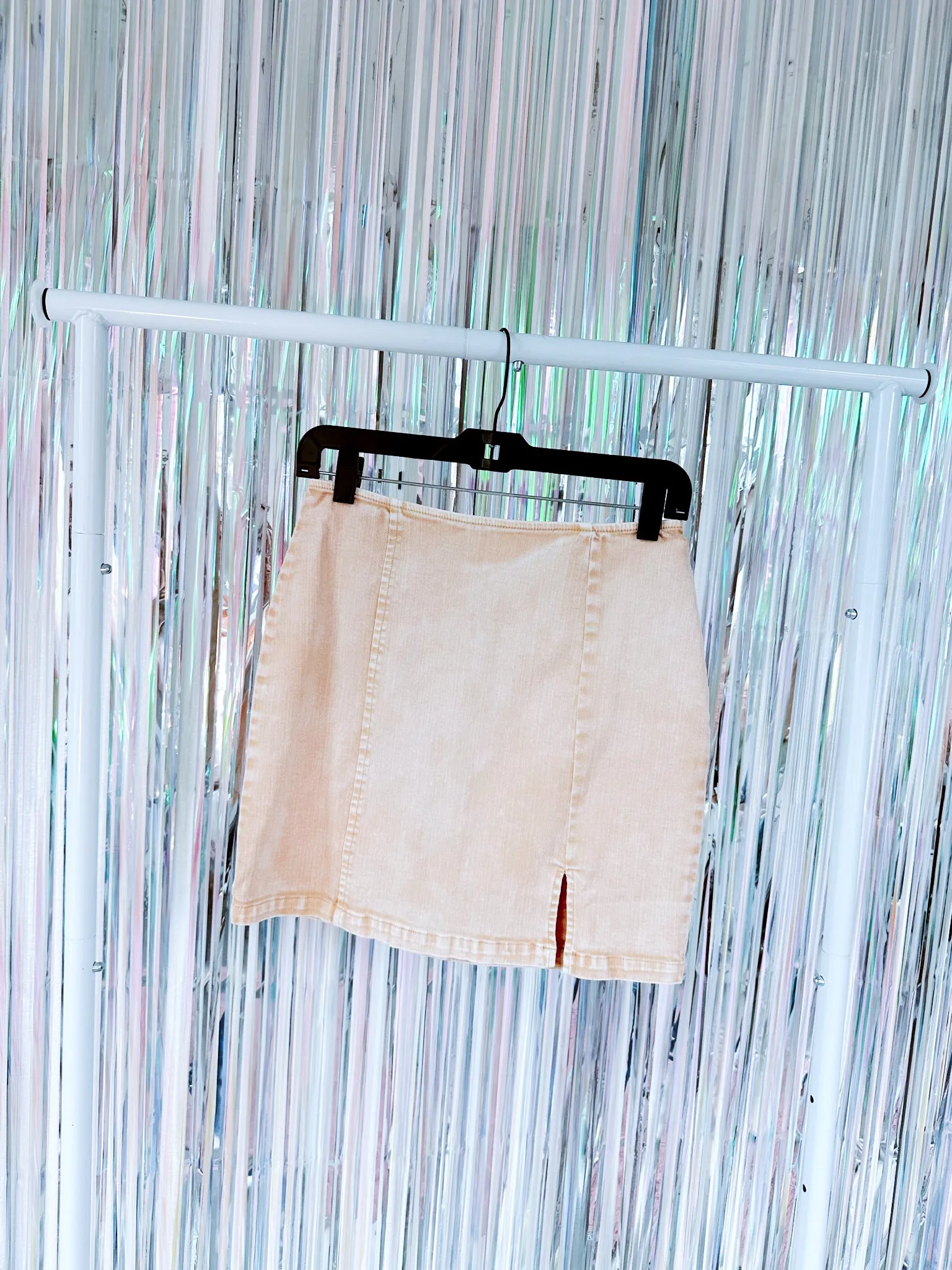 Marlee Denim Mini Skirt - Honey
