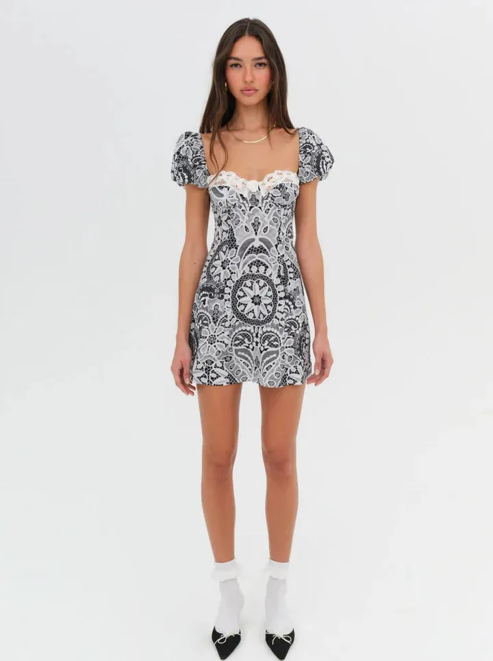 Taylor Mini Dress - Black [For Love and Lemons]
